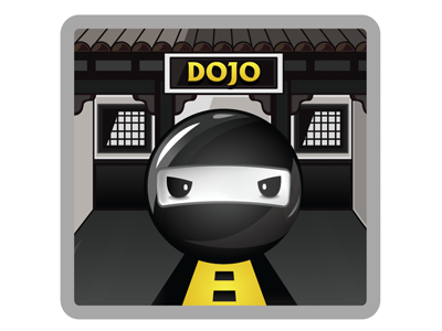 Working on the Dojo icon icons illustration