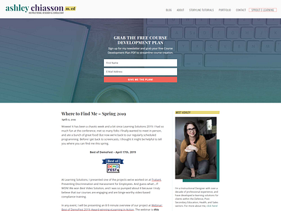 Ashley Chaisson branding web