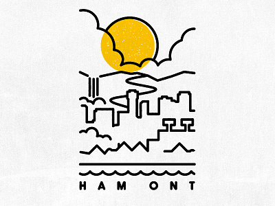 HamOnt canada canada150 graphic design hamilton hammer hamont minimalism ontario ontario canada the hammer