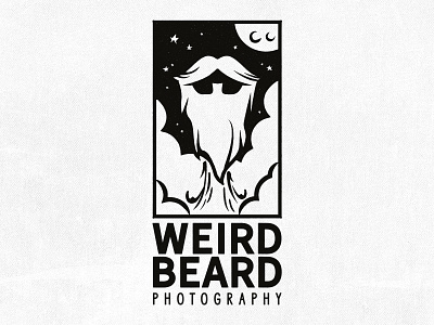 Weirdbeard Photography Logo Design awesome beard beards design logo photography space