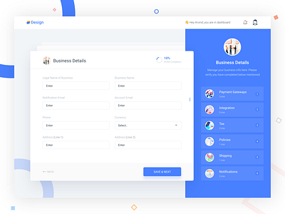 Customer Onboarding admin design checkout dasboard ecomerce landing page onboarding onboarding ui product shopping sign in signup simple designs tile design ui designer mumbai website