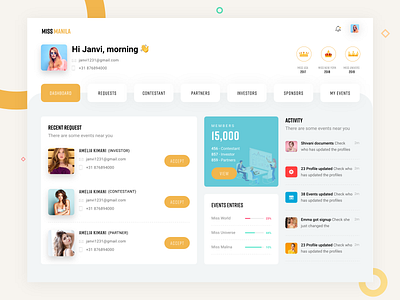 Admin Dashboard Design 2x