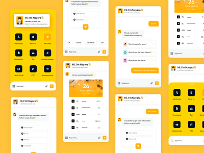 ChatBot Conversational AI app app design bot bot design chat app chat bot chat screen chatbot chatting conversational ui dashboard message saas social app talking talking heads
