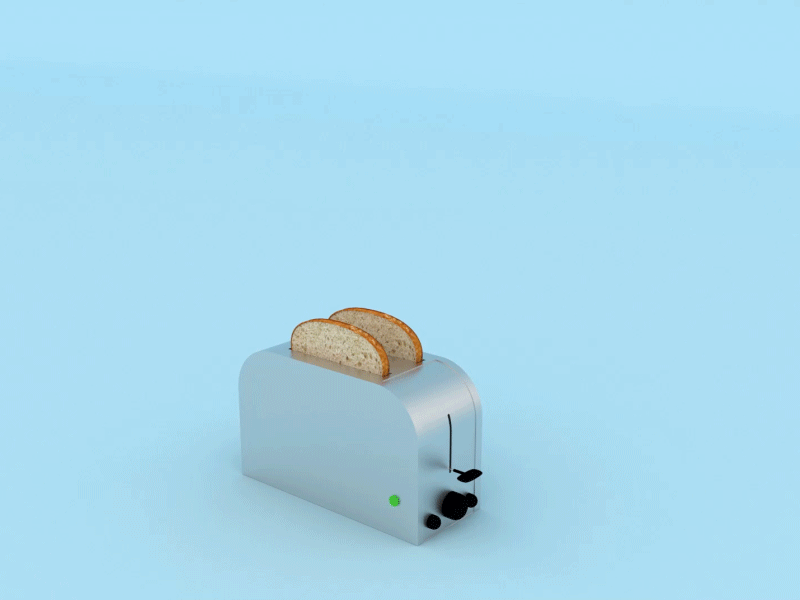 toaster dribbble 3d art cinema 4d design illustration nigeria