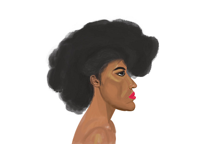 afro woman african design draw nigeria photoshop woman
