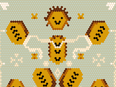 Fried Plantains with cream TSHIRT illustraion illustrator pattern pixelart tile tiles tshirt art tshirtdesign vector