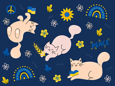 Ukrainian Patriotic Cats