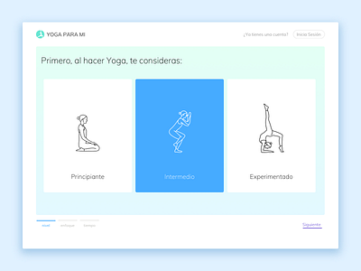 Yoga online lessons wizard