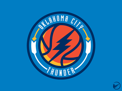 Oklahoma City Thunder Primary Logo Concept nba oklahoma city thunder sports design