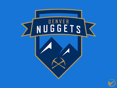 Denver Nuggets Primary Logo Concept denver nuggets nba sports design
