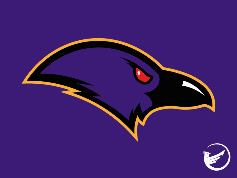 NFL Re-Imagined  Baltimore Ravens by Brave Bird Creative on Dribbble