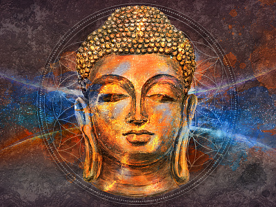 The head of the Buddha