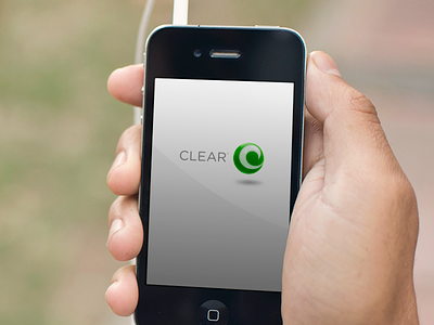 CLEAR app startup screen app mobile design ui ux