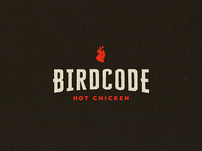 Birdcode Logo brand design brand identity branding food brand hot chicken logo logo design