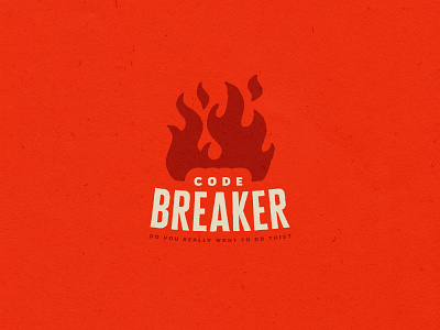 Code Breaker Design brand element brand identity branding food brand hot chicken lockup sticker type art