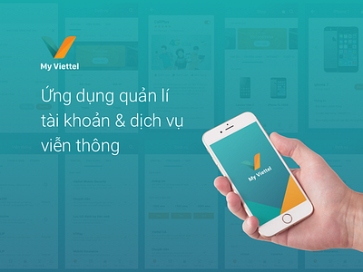 My Viettel Telecom App app application clean design flat interface mobile simply telecom ui ux viettel
