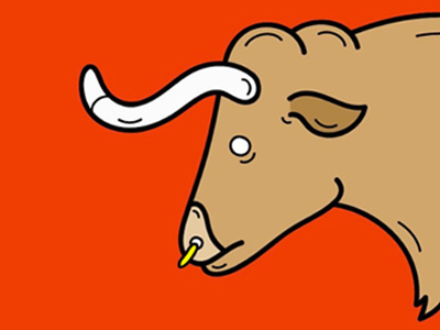 Minotaur animal artwork bull design graphic greek illustration illustrator minimal minotaur myth vector