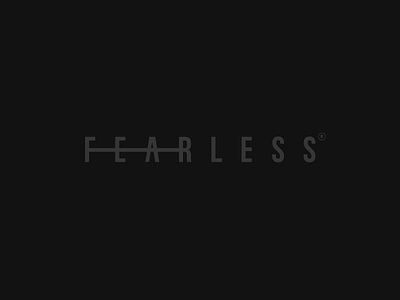 Fearless branding logo logotype