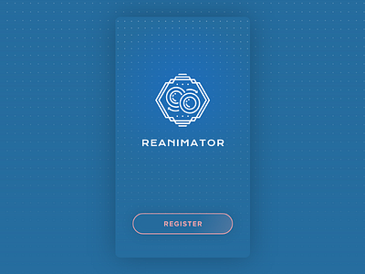 REANIMATOR Splash Screen - Adobe XD Contest adobexd ui ux