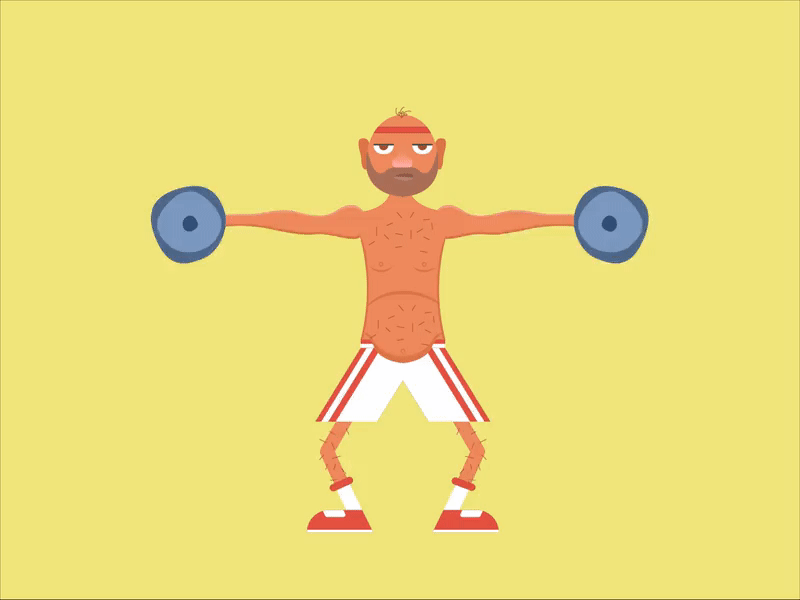 Lounga 79 - El Masreyeen ( 2 ) animation fun gym illustration motion muscle music