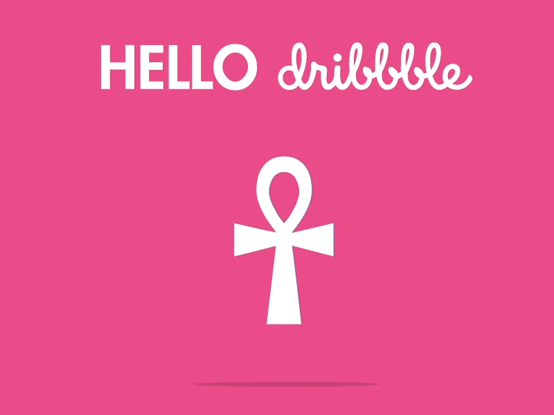 Hello 1 dribbble egypt egyptian hello key motion new