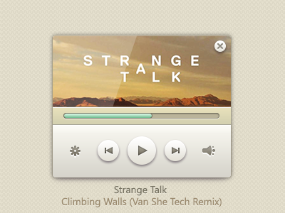 Music player rebound
