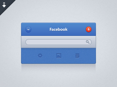 Facebook UI @x2 freebie