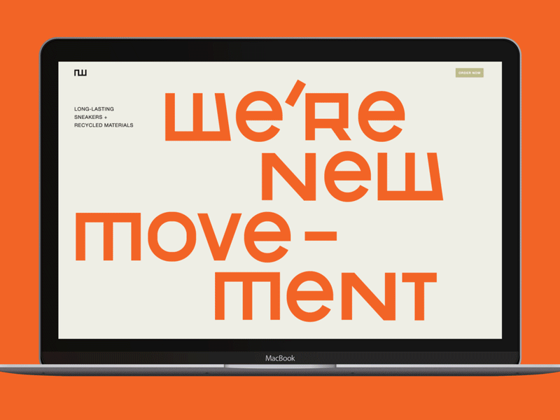 The New Movement landing page