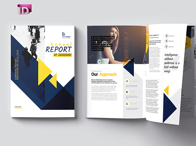 angle Annual Report annual report annual report brochure booklet brand branding brochure business corporate indesign layout template