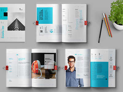 Proposal Template annual annual report ashuras bifold brochure booklet brand branding brochure business classic clean corporate design elite standard indesign layout proposal template