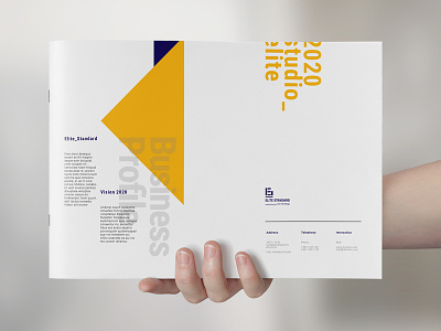 Horizontal Company Profile annual annual report annual report brochure ashuras bifold brochure booklet brand branding brochure business classic clean corporate design elite standard indesign layout template