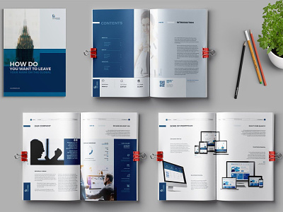 Brochure Template annual report annual report brochure bifold brochure booklet branding brochure business clean corporate indesign