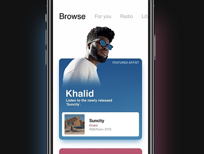 Apple Music Redesign apple music concept ios concept ui ux