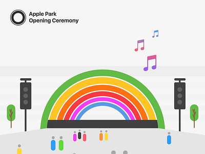 Apple Park Opening Ceremony (Archive, 2019) apple apple park graphic design