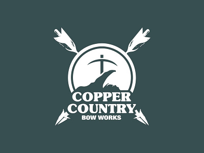 Copper Country Bow Works - Logo branding graphic design logo