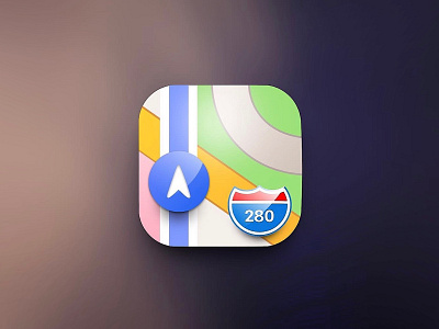 Maps Icon apple apple maps design graphic design icon