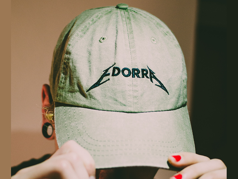 Edorra Dad Hat dad hat logo rip mock hardcore metal metallica edorra embroidery hat
