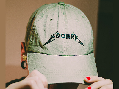 Edorra Dad Hat dad hat edorra embroidery hardcore hat logo metal metallica mock rip