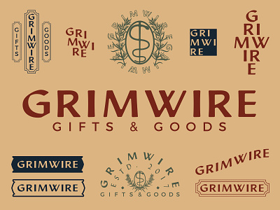 Grimwire Rebrand branding dark design esoteric illustration japanese logo rebrand rebranding typography vector