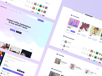 Tokenmart - NFT Marketplace UI Design