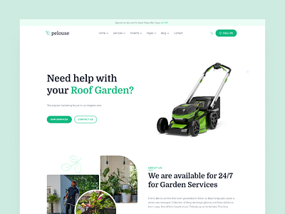 Pelouse - Landscape Gardening Website