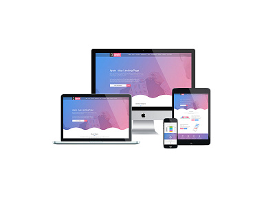 Appix App Landing Page by themeix on Dribbble