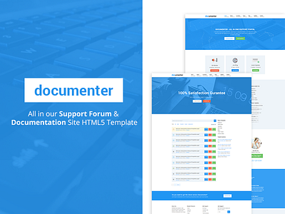 Documenter - All in One Support Forum HTML5 Site Template documentation dwqa html5 knowledgebase support forum template website