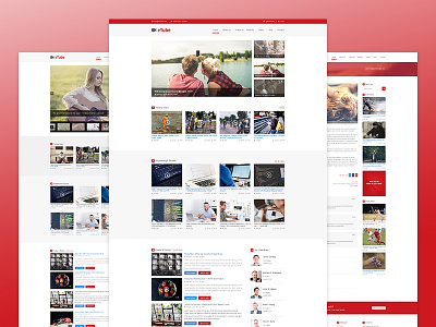 eTube - HTML5 Video Blog/ Magazine / Entertainment Site Template