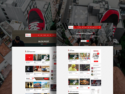 Mytube - Video Blog and Magazine Ghost Theme bootstrap 4 dailymotion magazine video video article video blog video html template video magazine