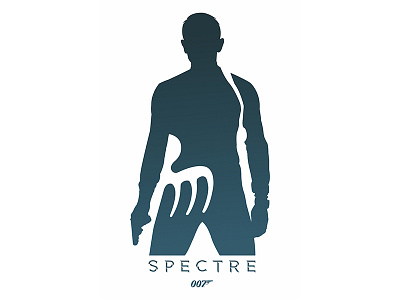 Spectre Poster 007 cinema illustrator james bond minimalist movie poster print vector
