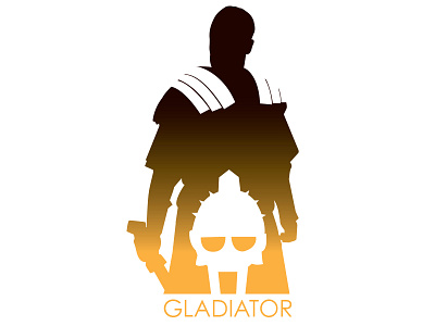 Minimalist Gladiator Poster cinema gladiator minimalism minimalist movie poster vector