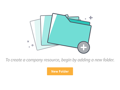 Add a New Folder add branding colors dominion file extensions file types flat folders iconography icons no data outline
