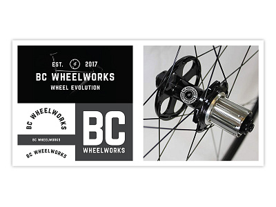 BC Wheelworks Brand Manual Spread bicycle bike booklet branding layout logo wheel