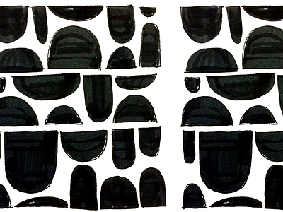 Pattern ideation illustration ink markmaking patterns